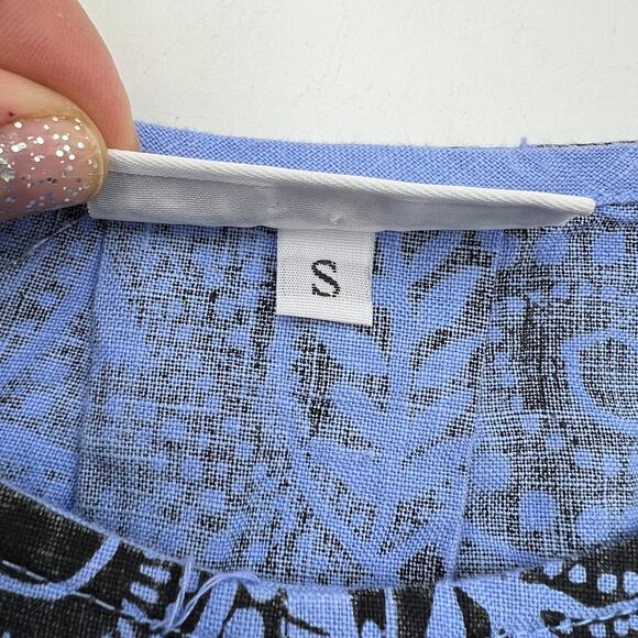 Bryn Walker Linen Dress Print Lucien Dress Aline - Picture 4 of 9